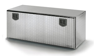 Bawer L1000 x H500 x D500mm Stainless Steel Toolbox - Flowered Finish with Europlex Locks