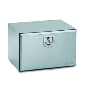 Bawer L500 x H350 x D400mm Stainless Steel Toolbox - Matt Finish with S/S Lock