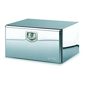 Bawer L600 x H400 x D500mm Stainless Steel Toolbox - Bright Finish with S/S Lock