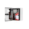 Bright Stainless Steel Front Loading Single Fire Extinguisher Box V6540s - view 2