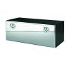 Bawer L1450 x H500 x D500mm Black Powder Coated Steel toolbox with Polished Door - view 1